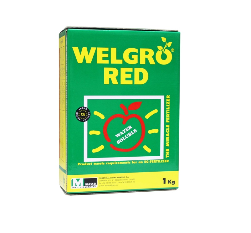 کود پتاسیم و کلسیم ولگرو رد اسپانیا (WELGRO RED) 1 کیلویی