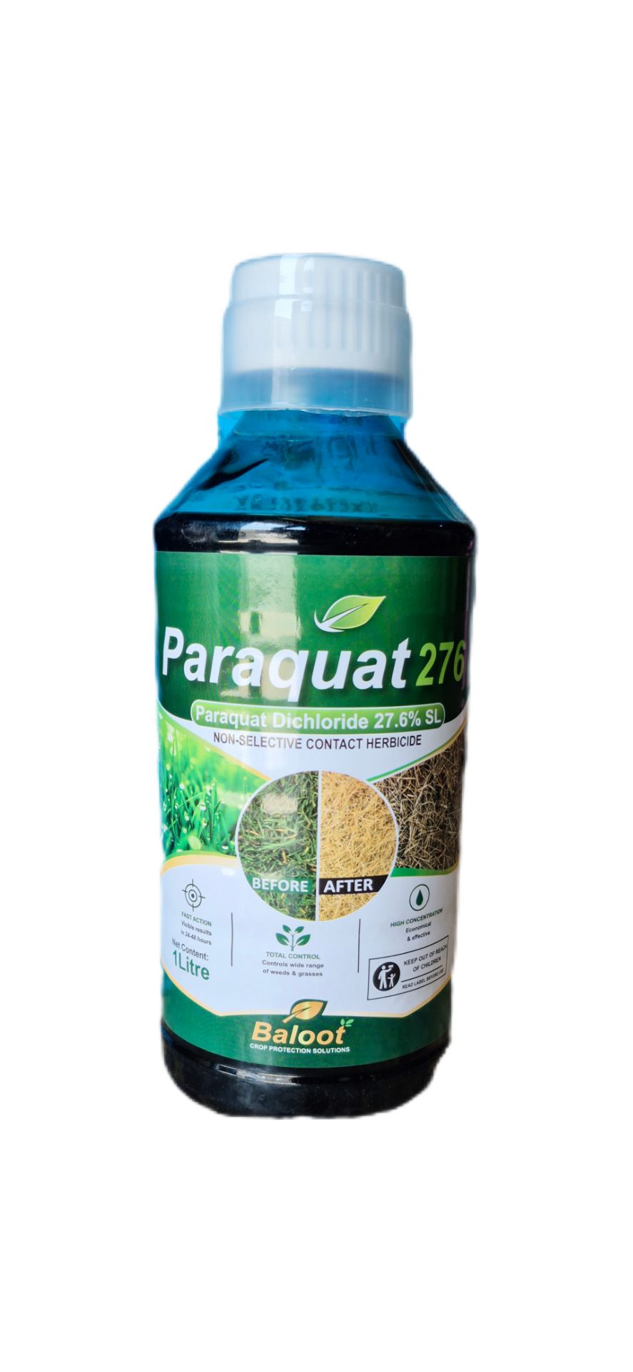 سم علف کش پاراکوات27.6% چینی به سفارش اروپا  1لیتری | Paraquat 1Litre